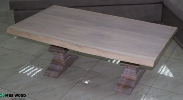 coffee table oak white