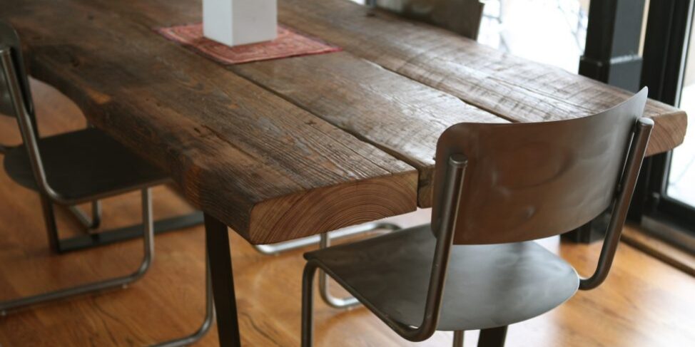 Wood Dining Table 10 Solid Room Tables wood dinning table 3 boards wood