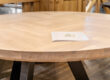 round hardwood table tops